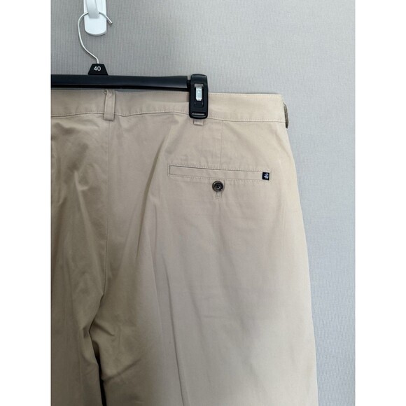 Brooks Brothers Chino Pleated Pants Men 40x30 Lot Of 2 Beige Cream Cotton Preppy - Picture 4 of 14